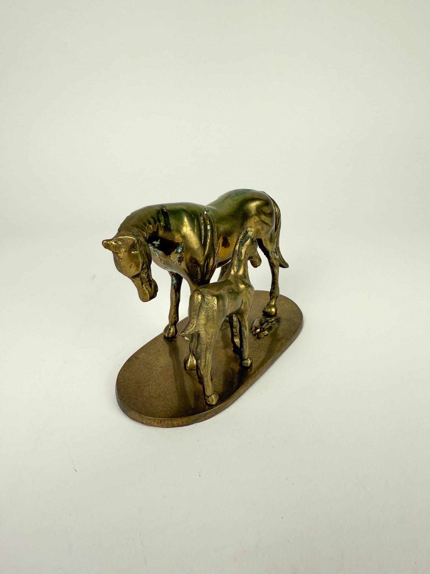 Vintage Brass horses