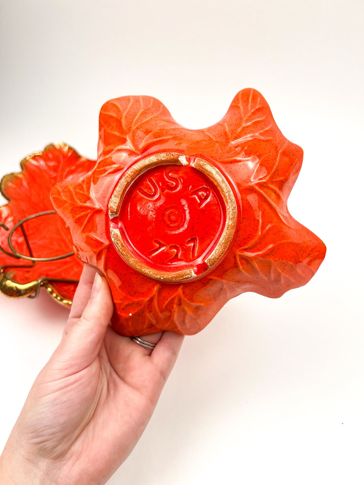Cal USA maple leaf chip & dip set