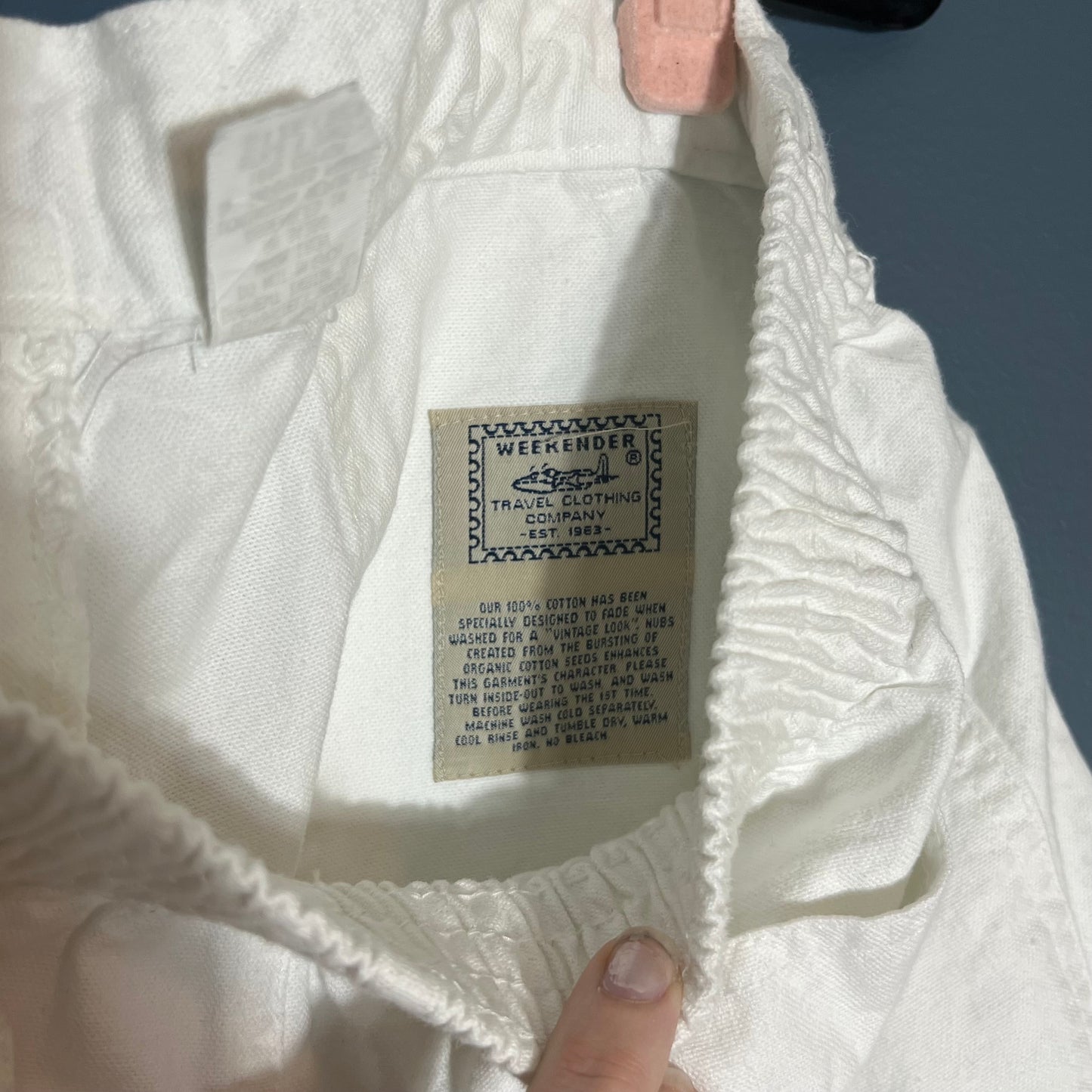 Vintage Weekender White Shorts