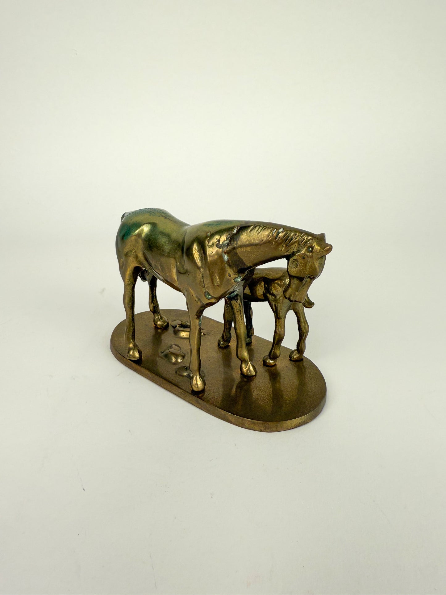 Vintage Brass horses