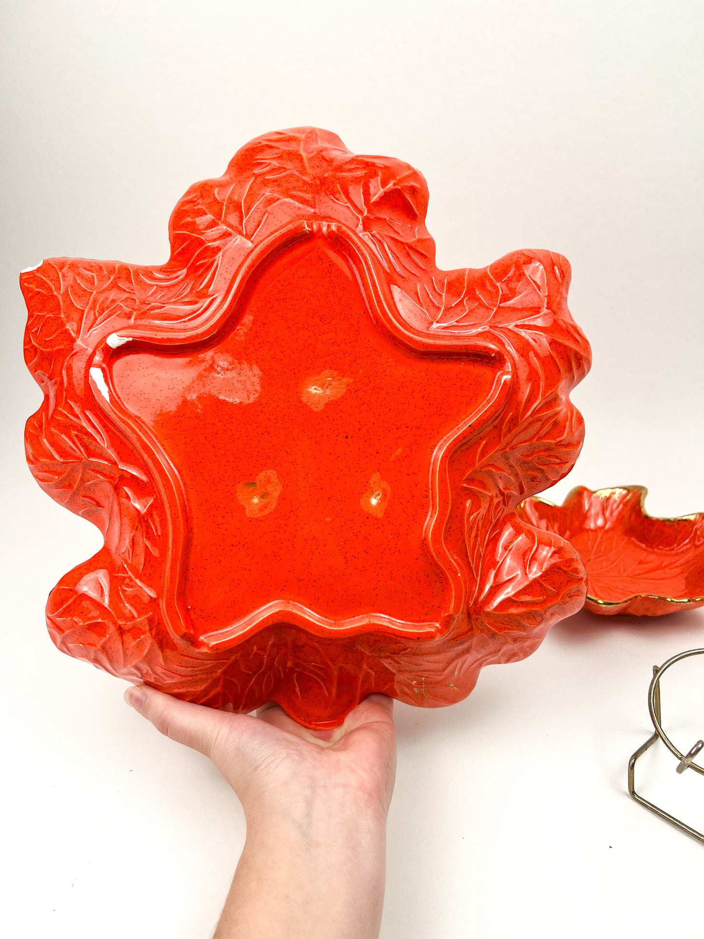 Cal USA maple leaf chip & dip set