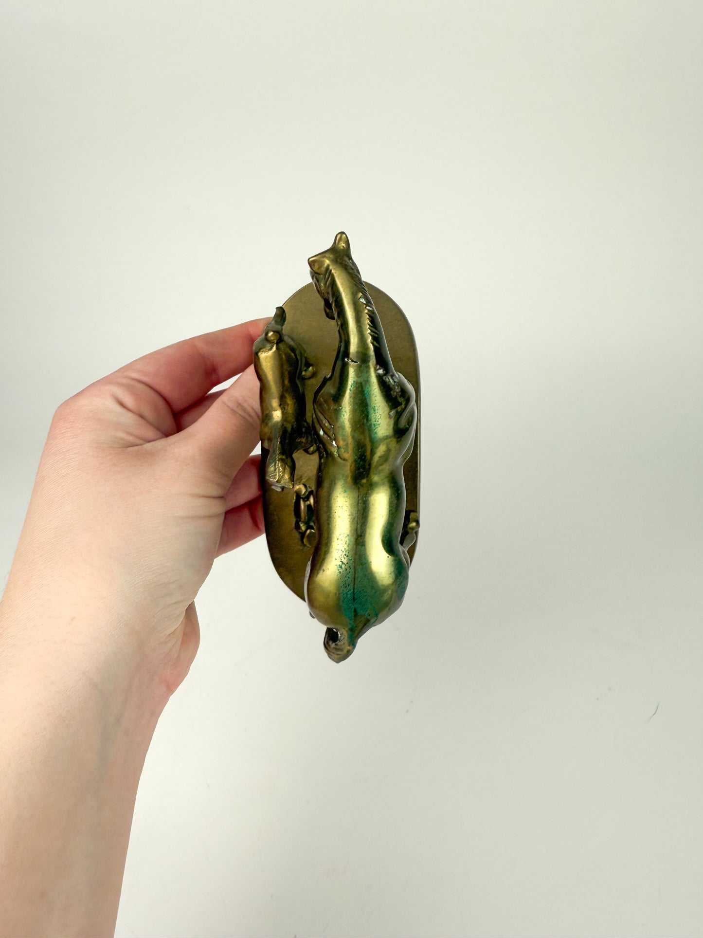 Vintage Brass horses