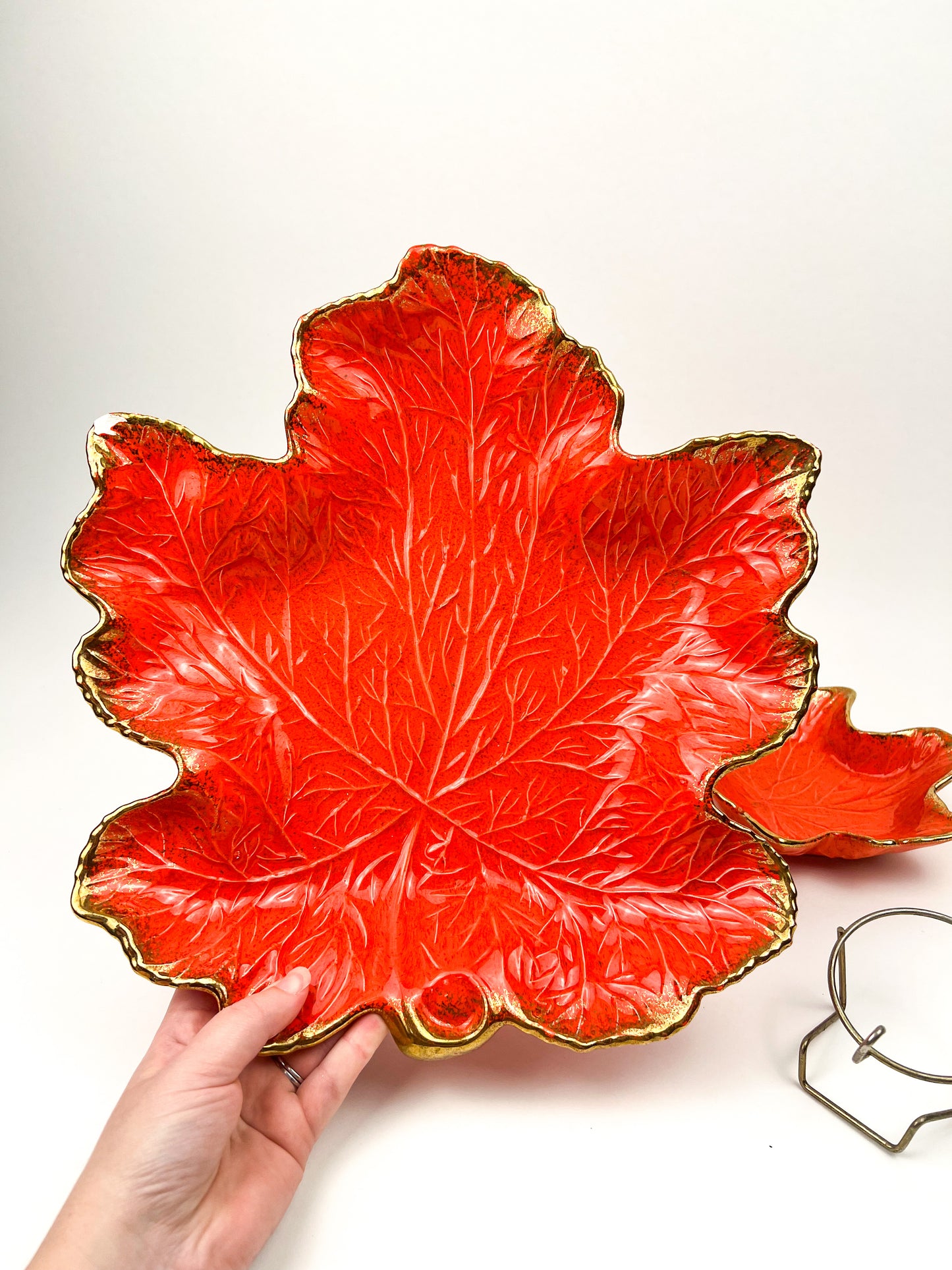 Cal USA maple leaf chip & dip set