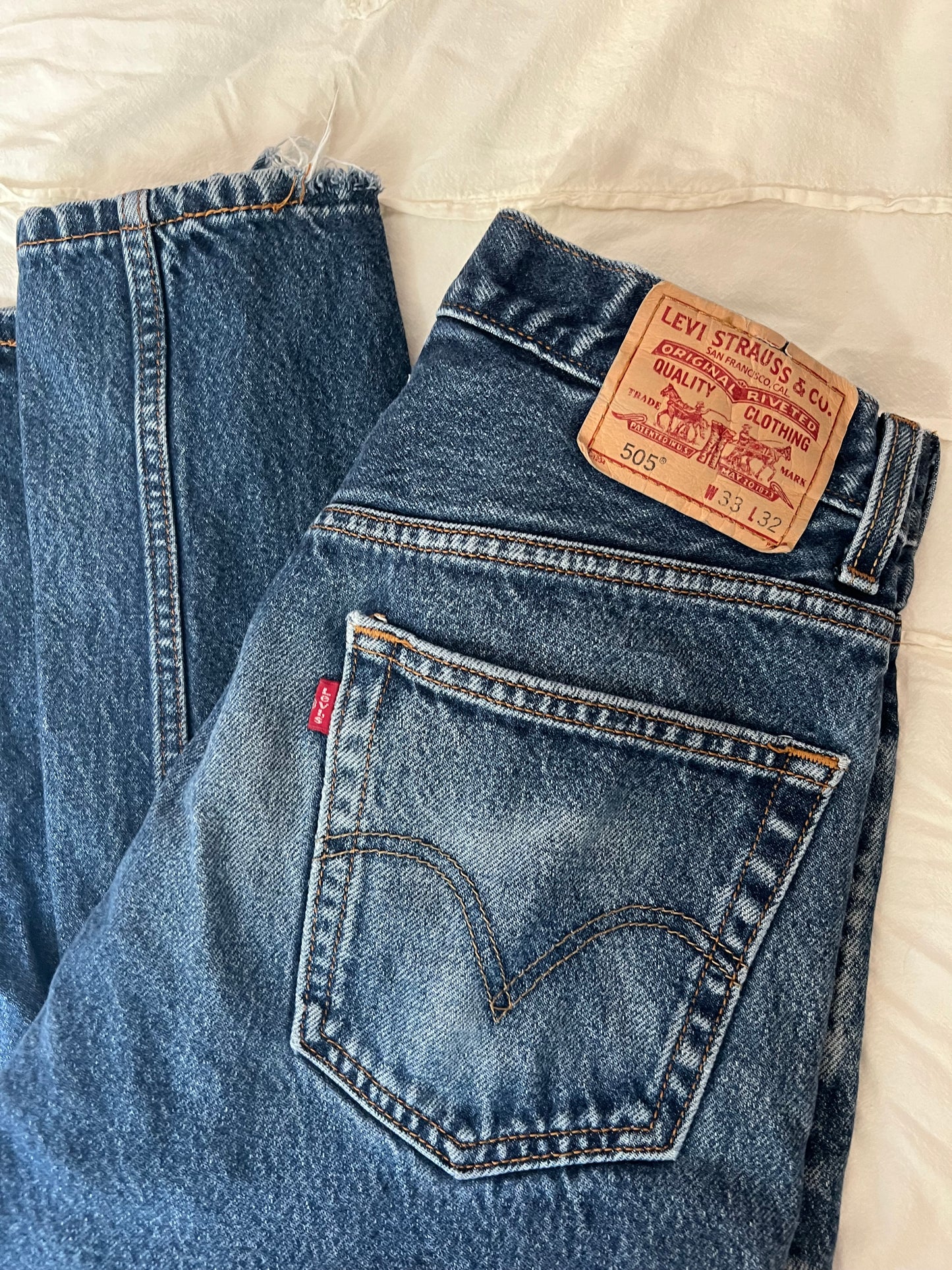 Levi’s 505 Vintage Denim Jeans
