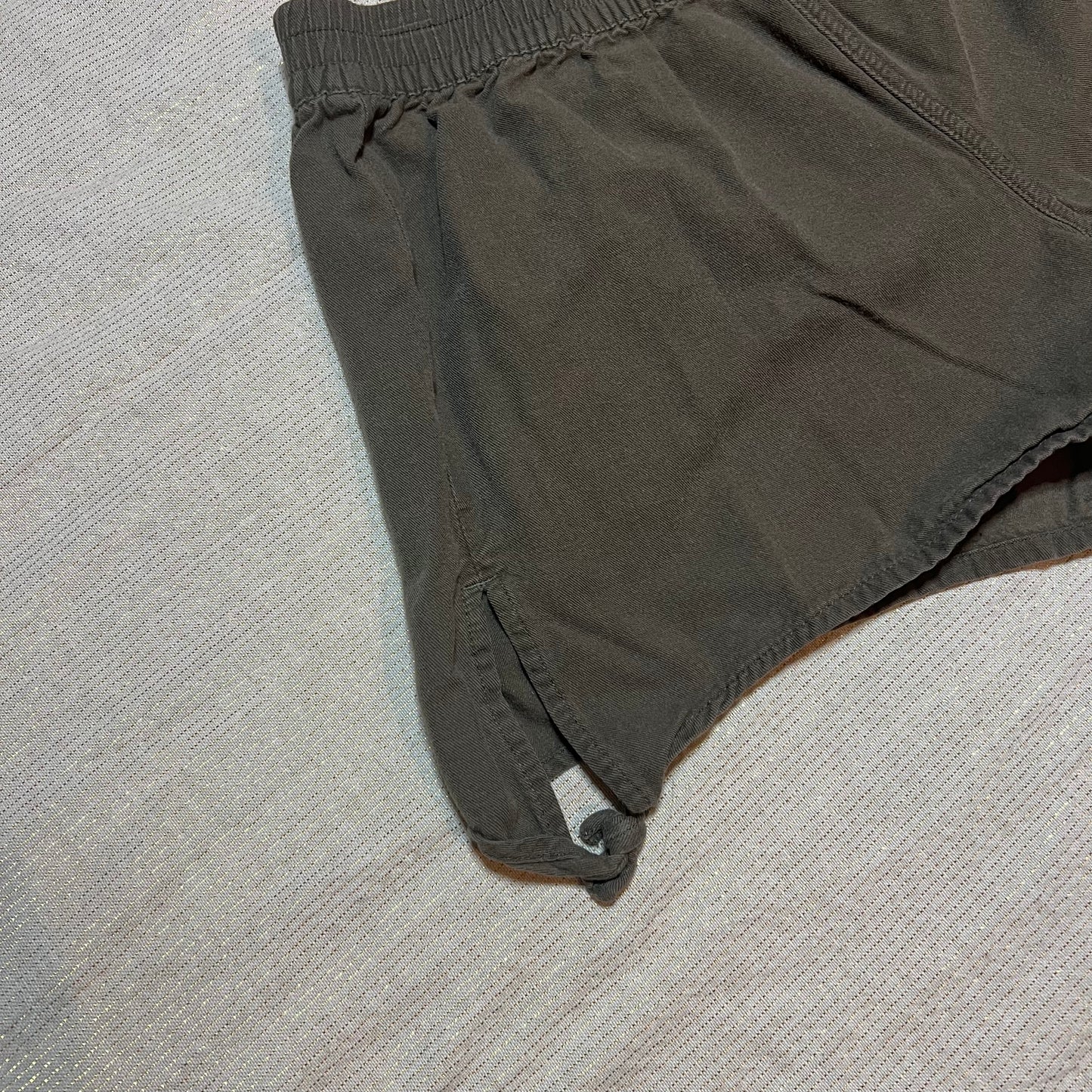 Madewell Green Side-Tie Shorts