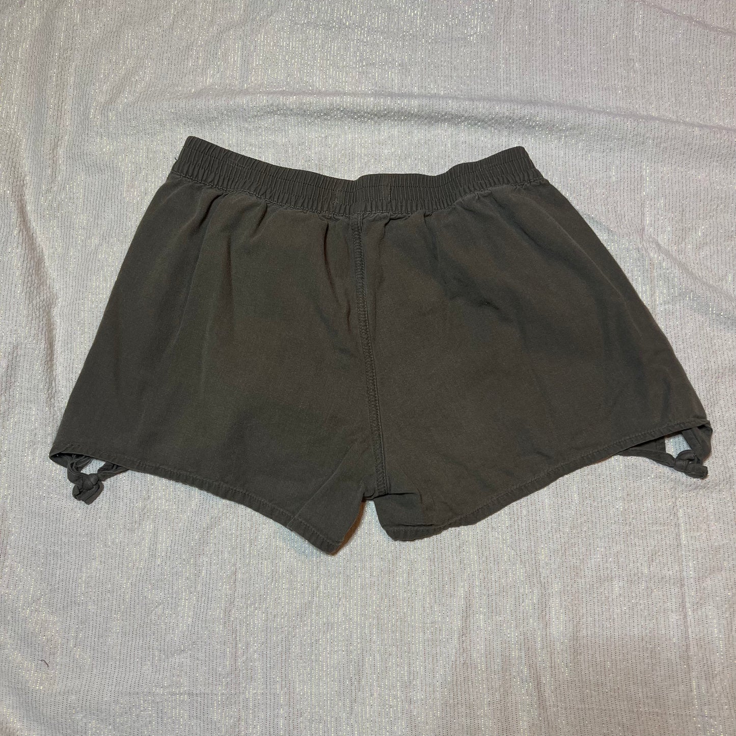 Madewell Green Side-Tie Shorts