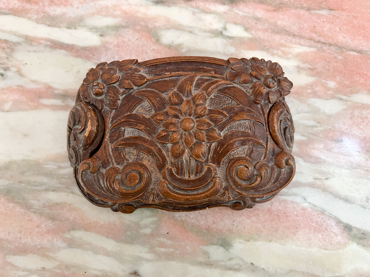 Vintage Syroco Trinket Box