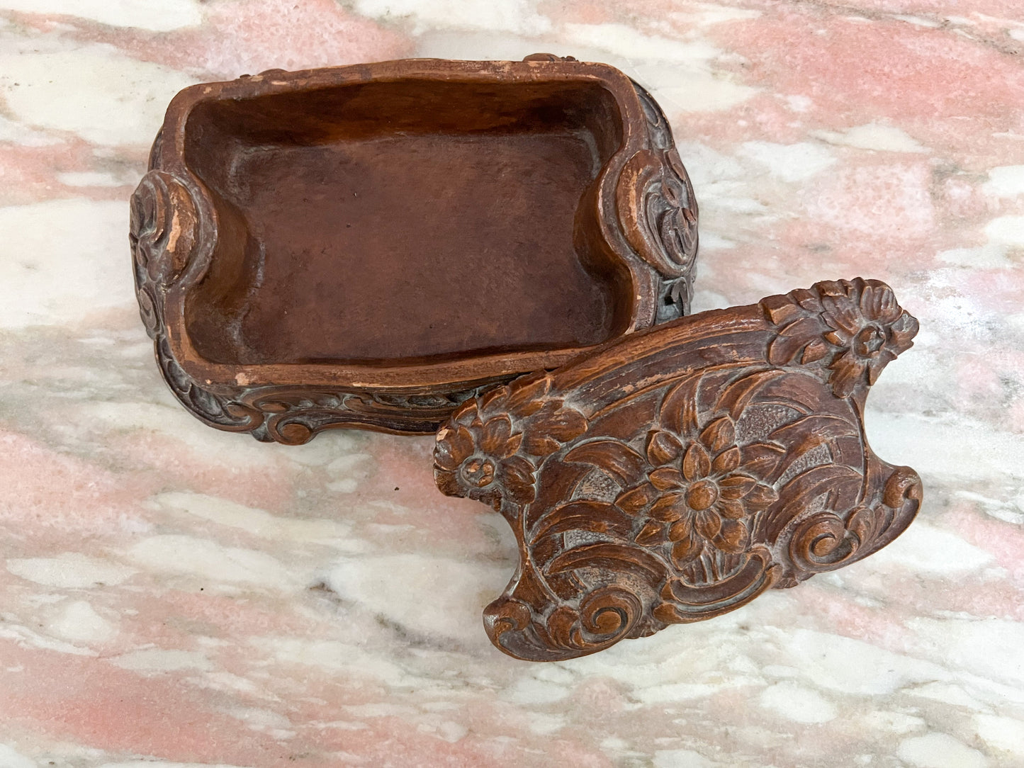 Vintage Syroco Trinket Box