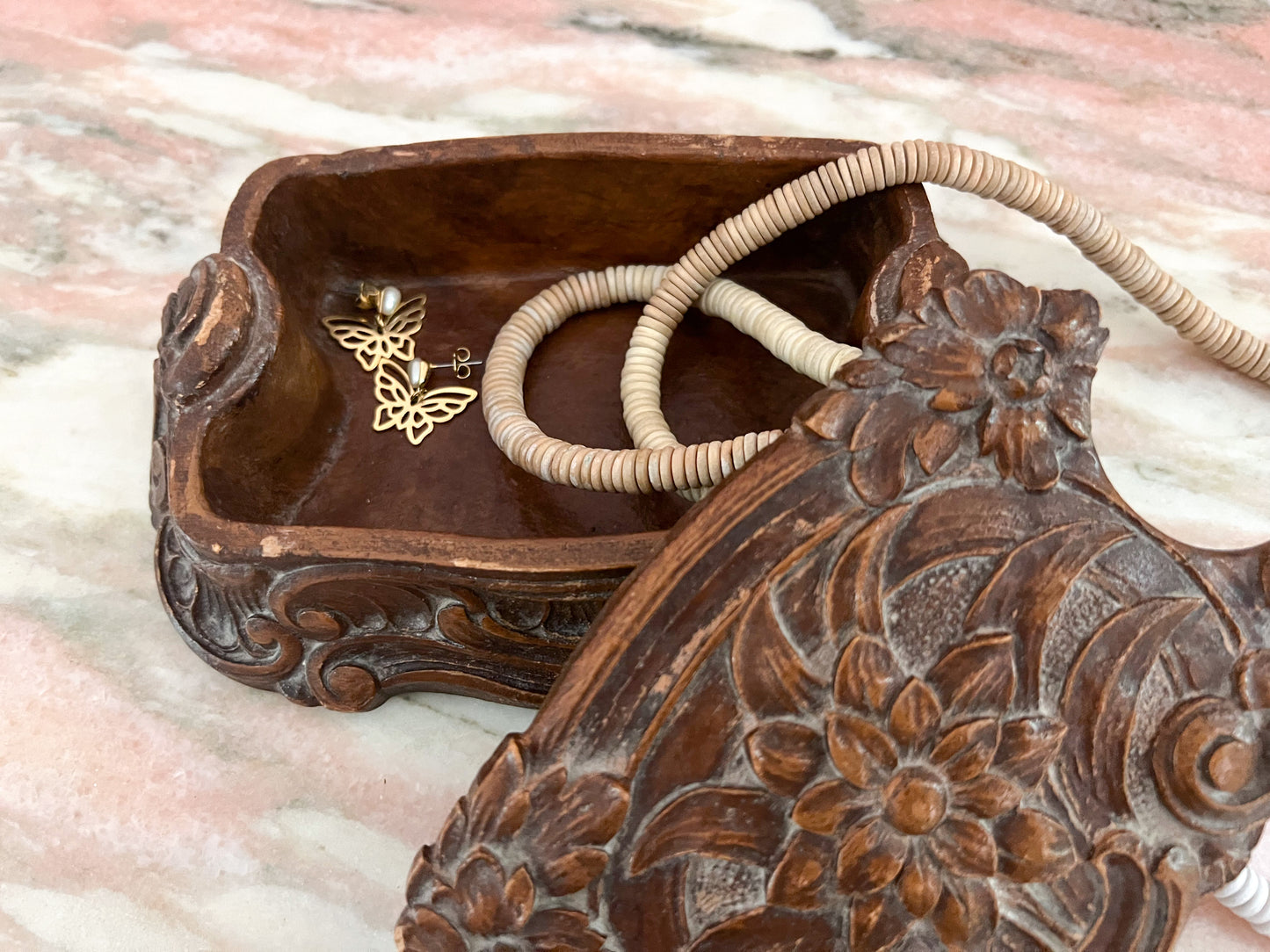 Vintage Syroco Trinket Box
