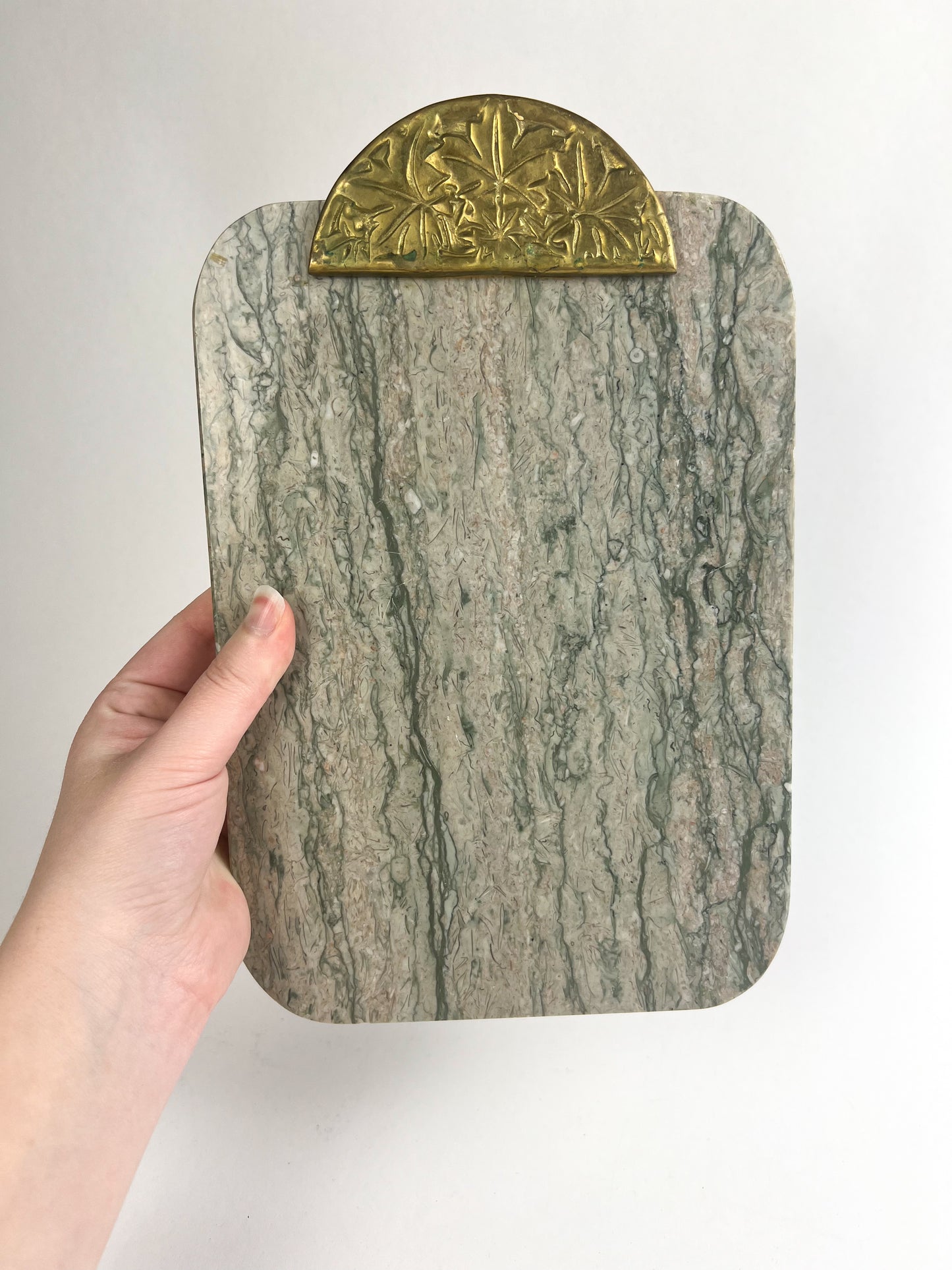 Centrum Marble & Brass Cheese Board