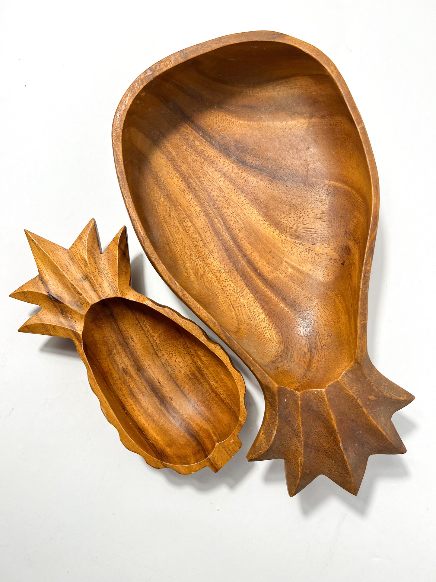 Monkey pod/Acacia Wood Pineapple Bowls