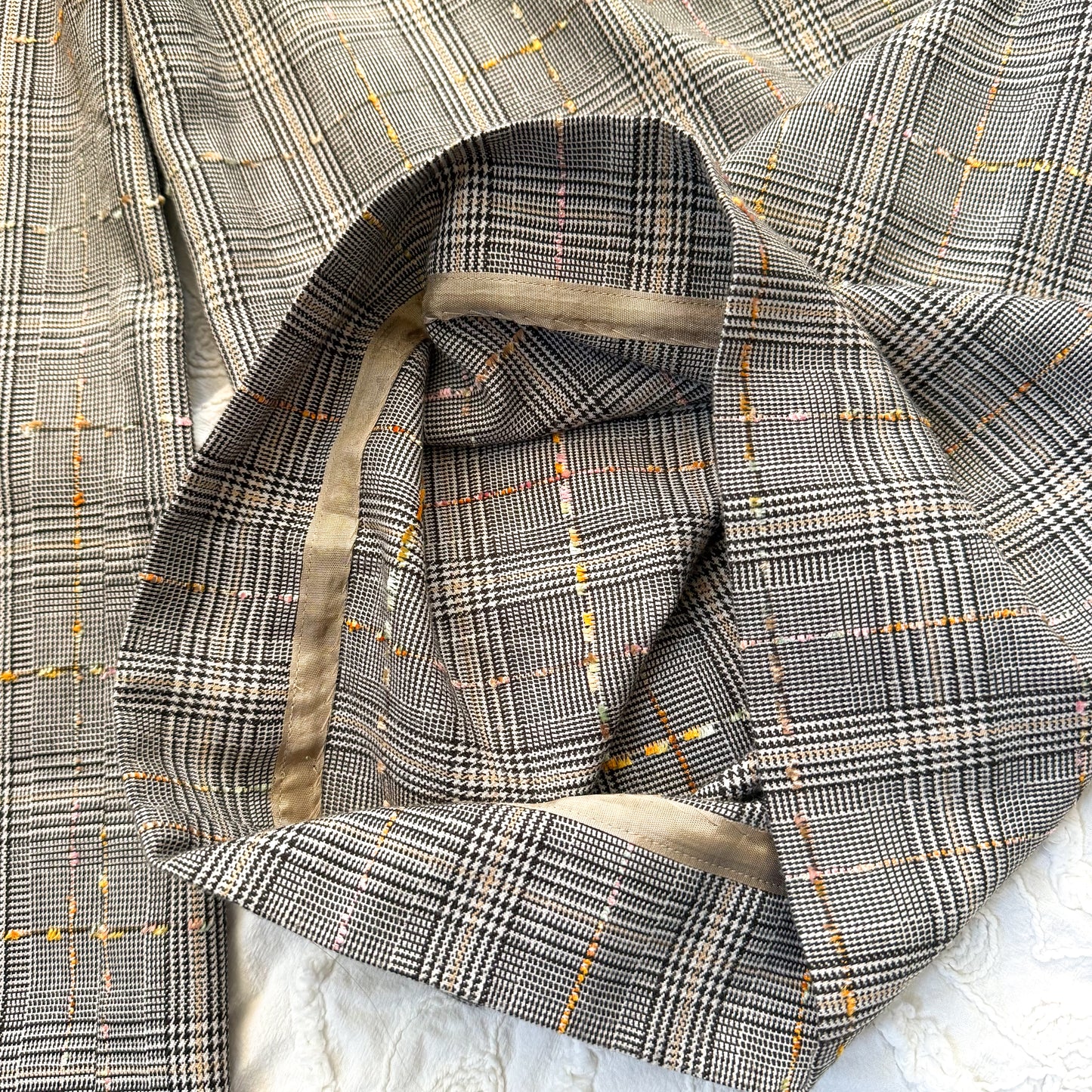 Anthropologie Roma plaid chenille trousers