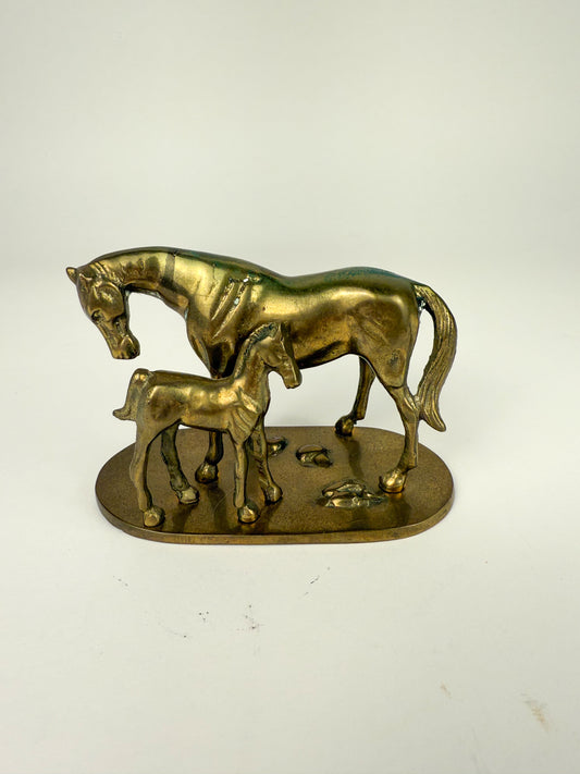 Vintage Brass horses