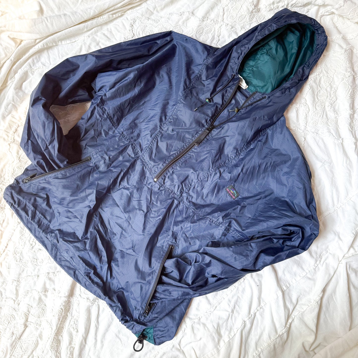 Helly Hansen Navy Packable Windbreaker