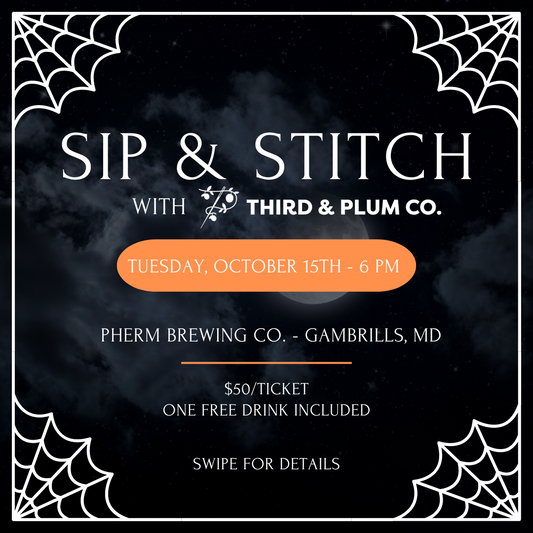 Pherm Spooky Sip & Stitch