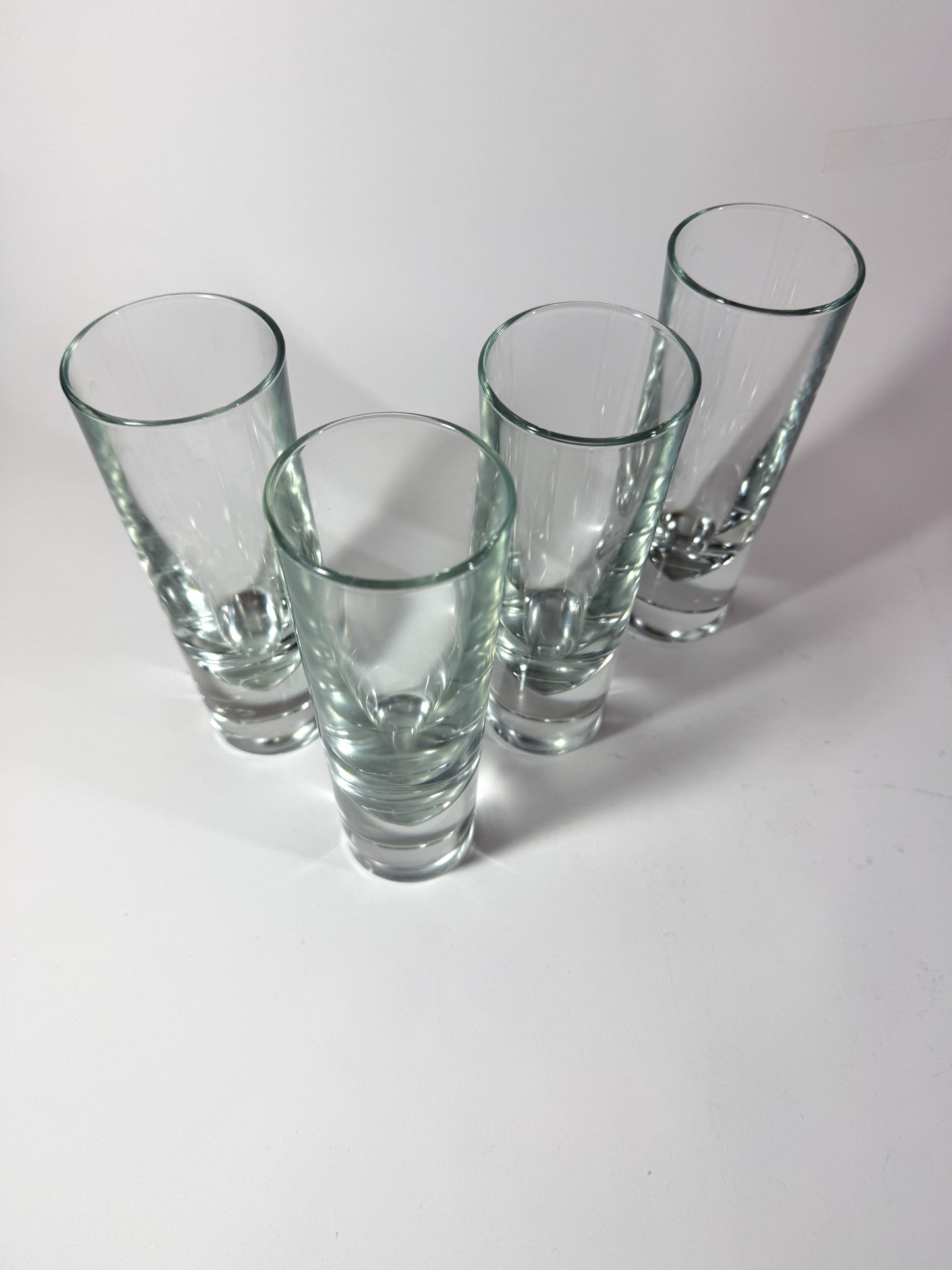 1980s Carlo Moretti Italian Crystal Bullet Brunch Glasses