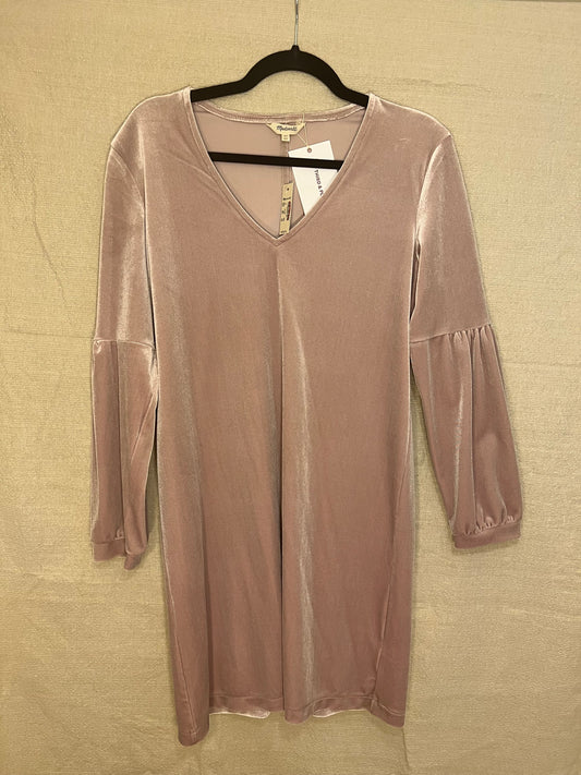Madewell NWT Pink Velvet Dress