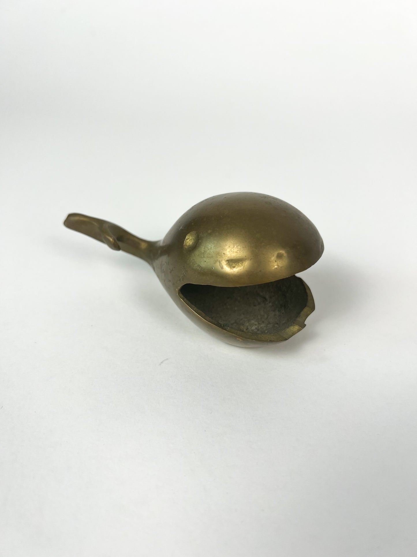 Brass Whale Ashtray