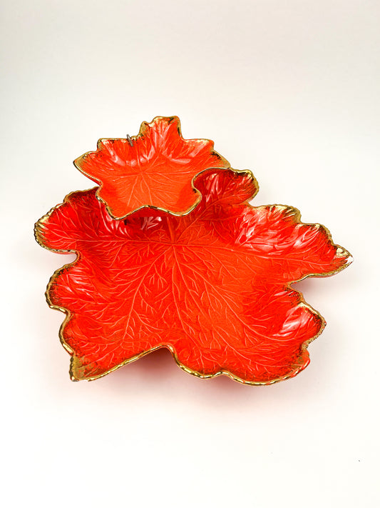 Cal USA maple leaf chip & dip set