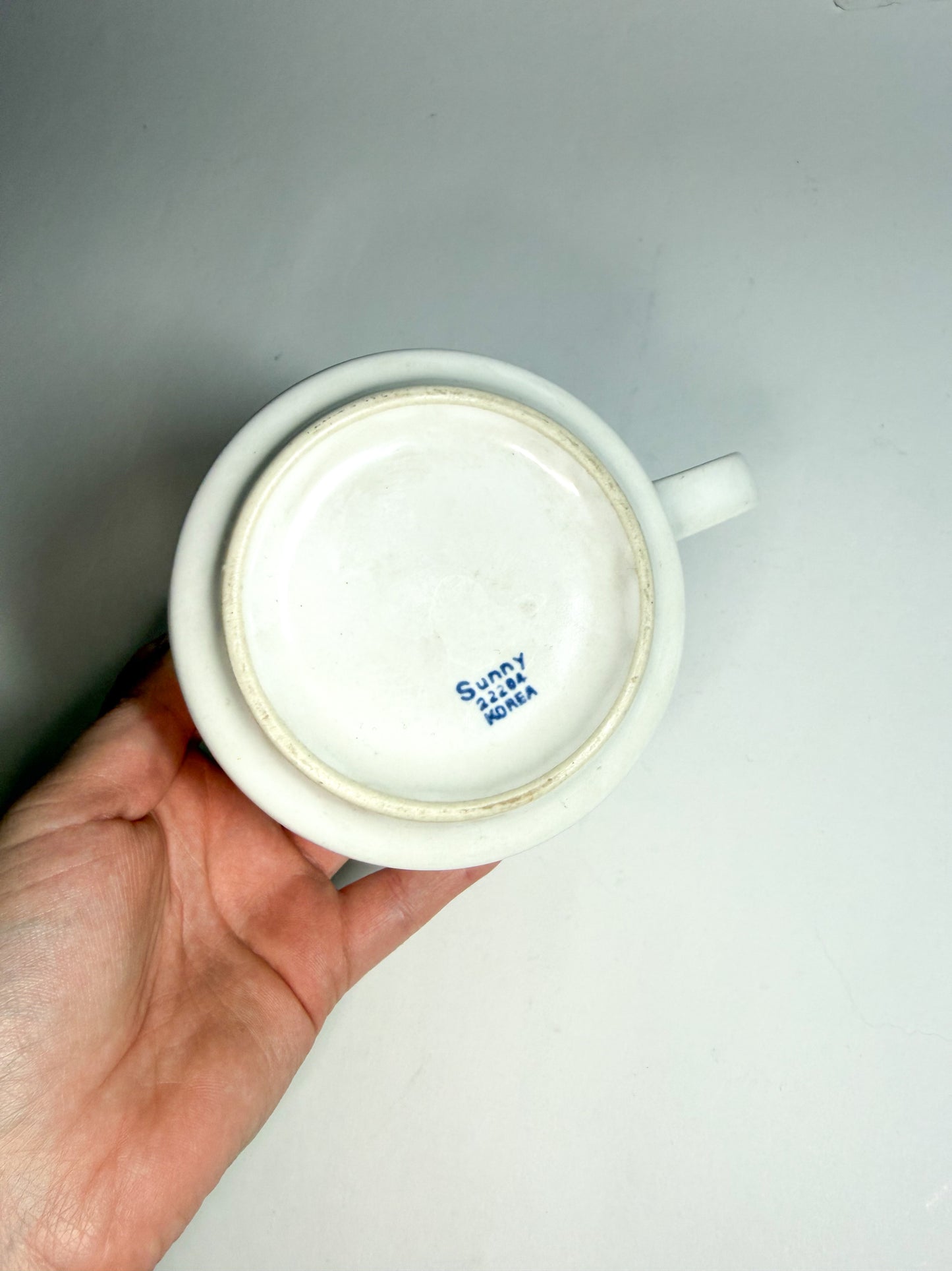 Vintage Sunnycraft Rainbow Soup Mug