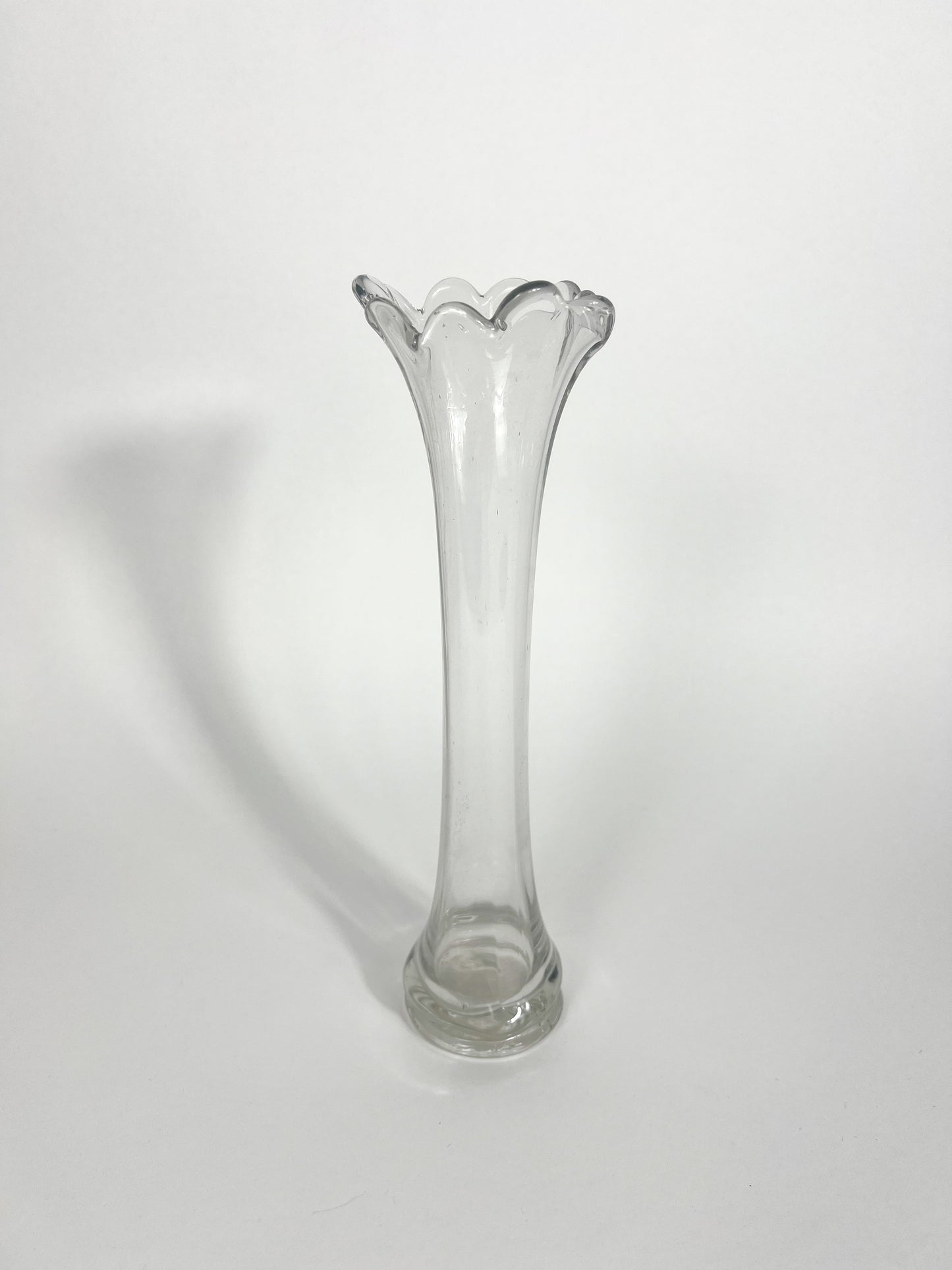 Clear 12" Swung Vase