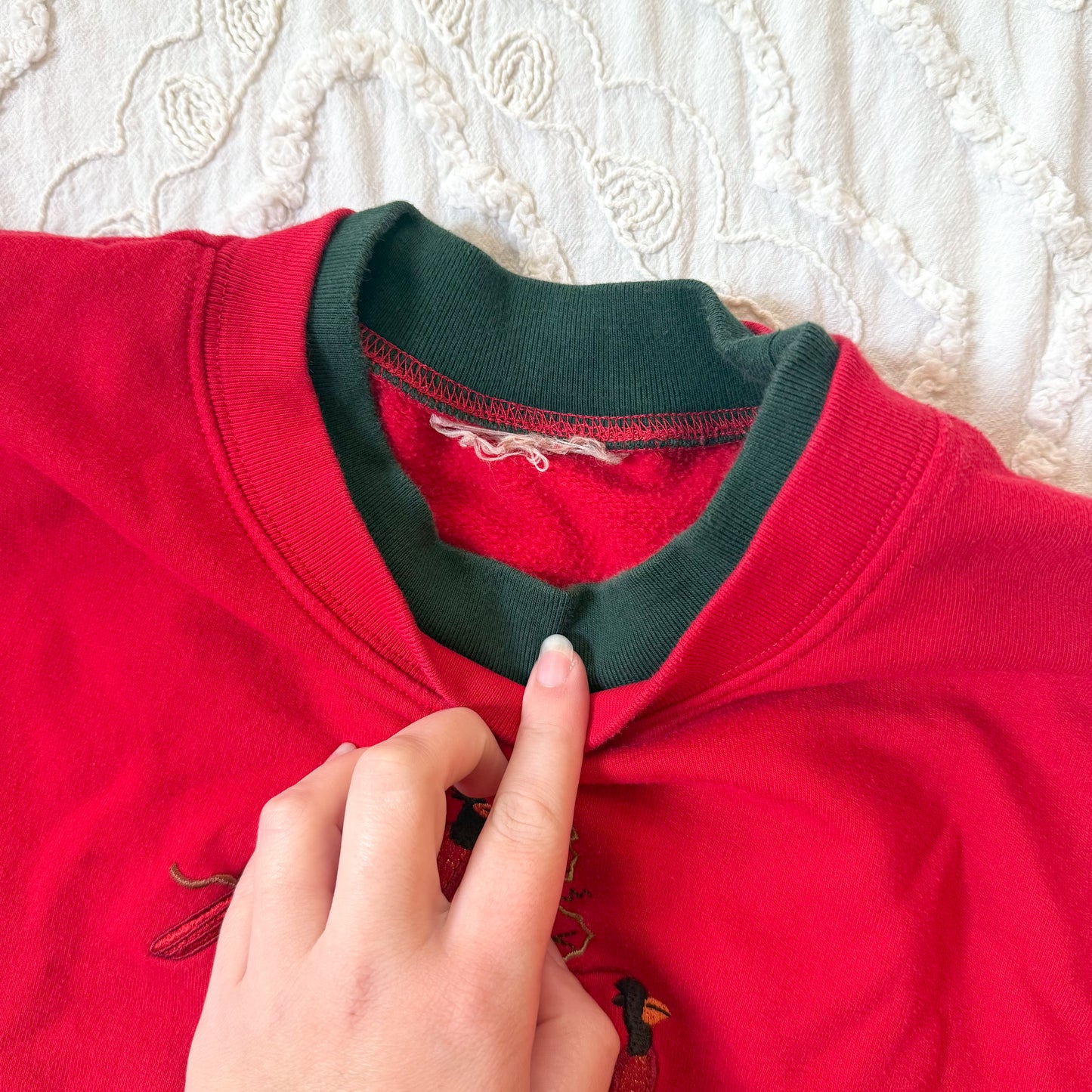 M&C Sportswear Red Cardinal Sweater