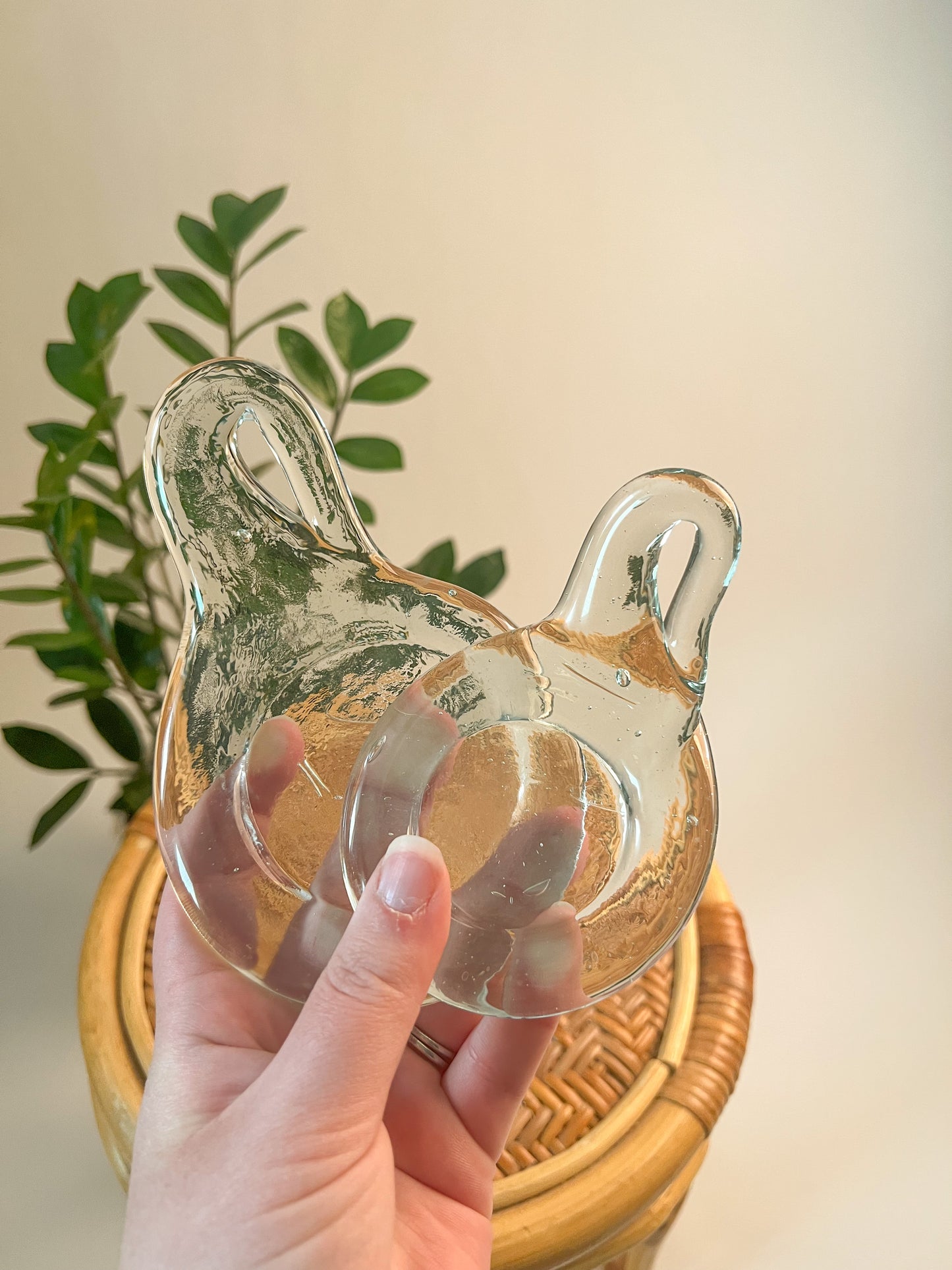 Vintage Handblown Glass Tealight Holders