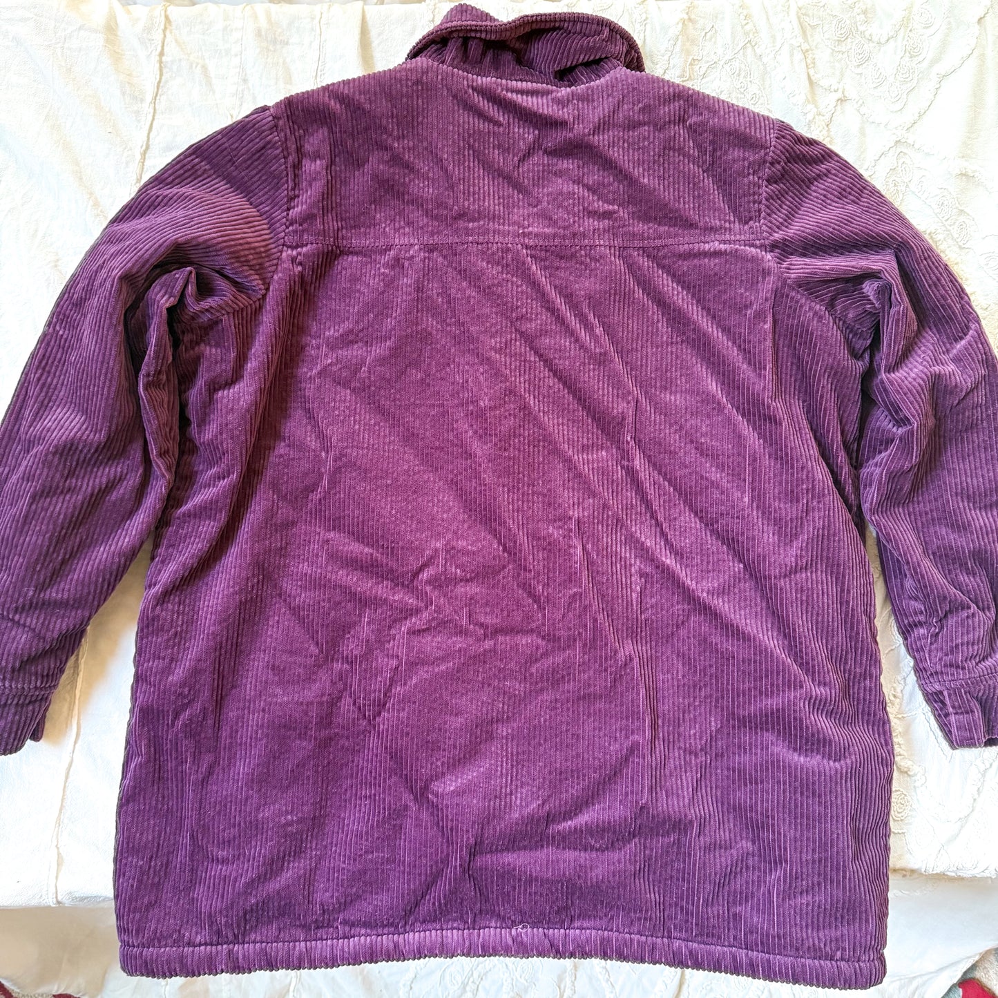 Blair Purple Corduroy w/ Sherpa Barn Coat