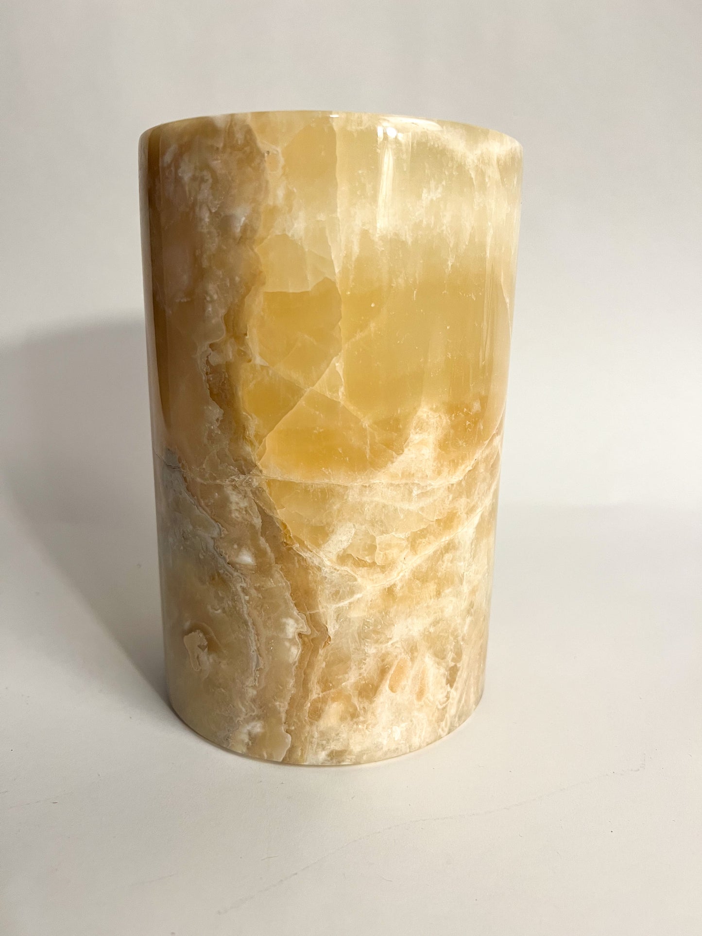 Alabaster Candle Holder