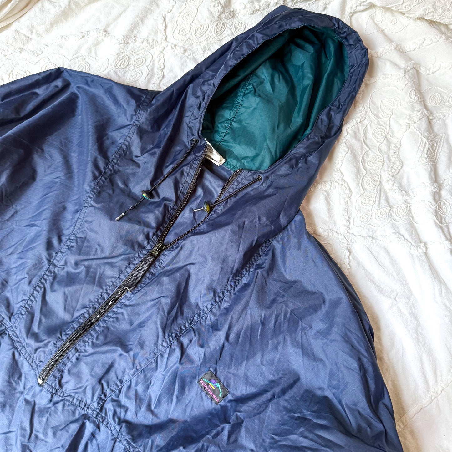 Helly Hansen Navy Packable Windbreaker