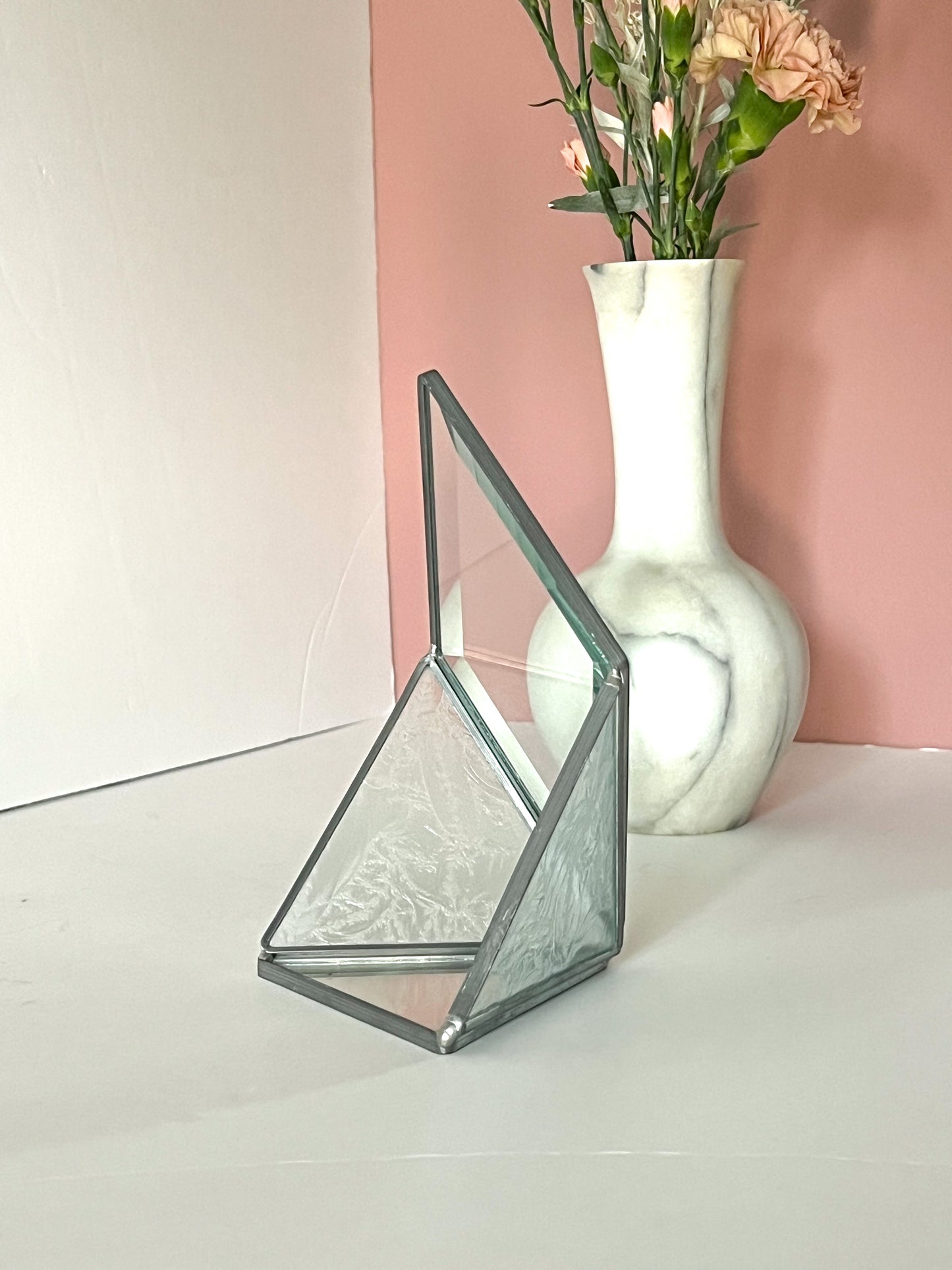 Glass & Mirrored Tealight Holder