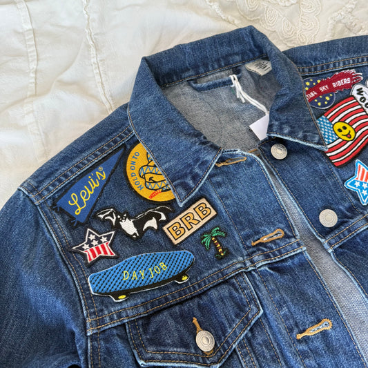 Levi's Denim Trucker Jacket w/ Patchwork