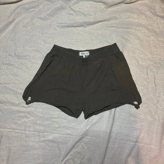 Madewell Green Side-Tie Shorts