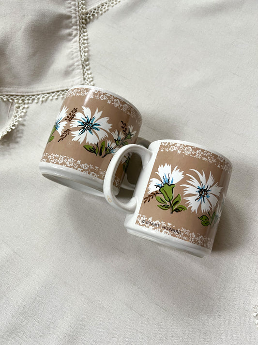 Ceramic Floral Mugs