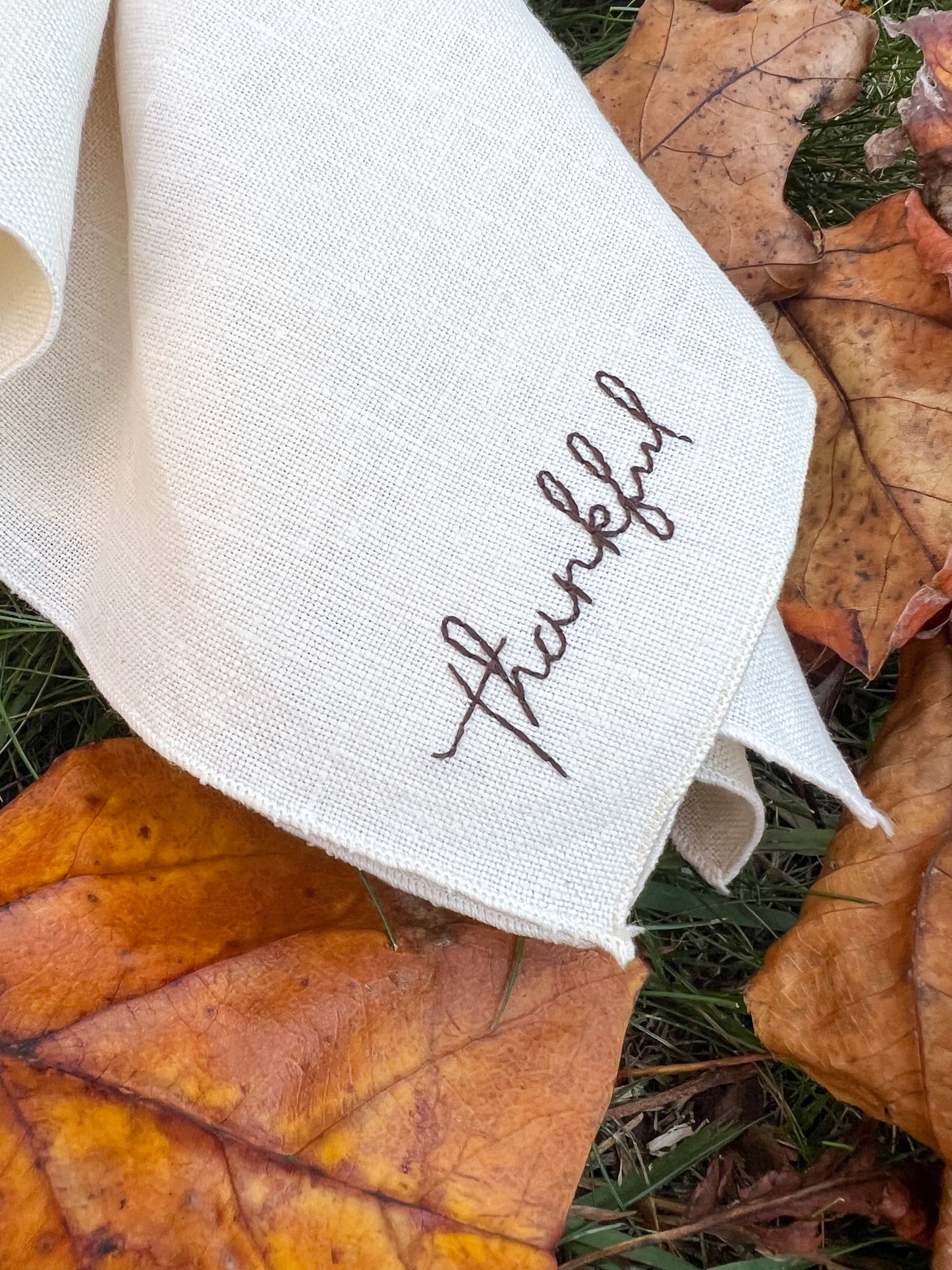 Set of 4 Thanksgiving Napkins